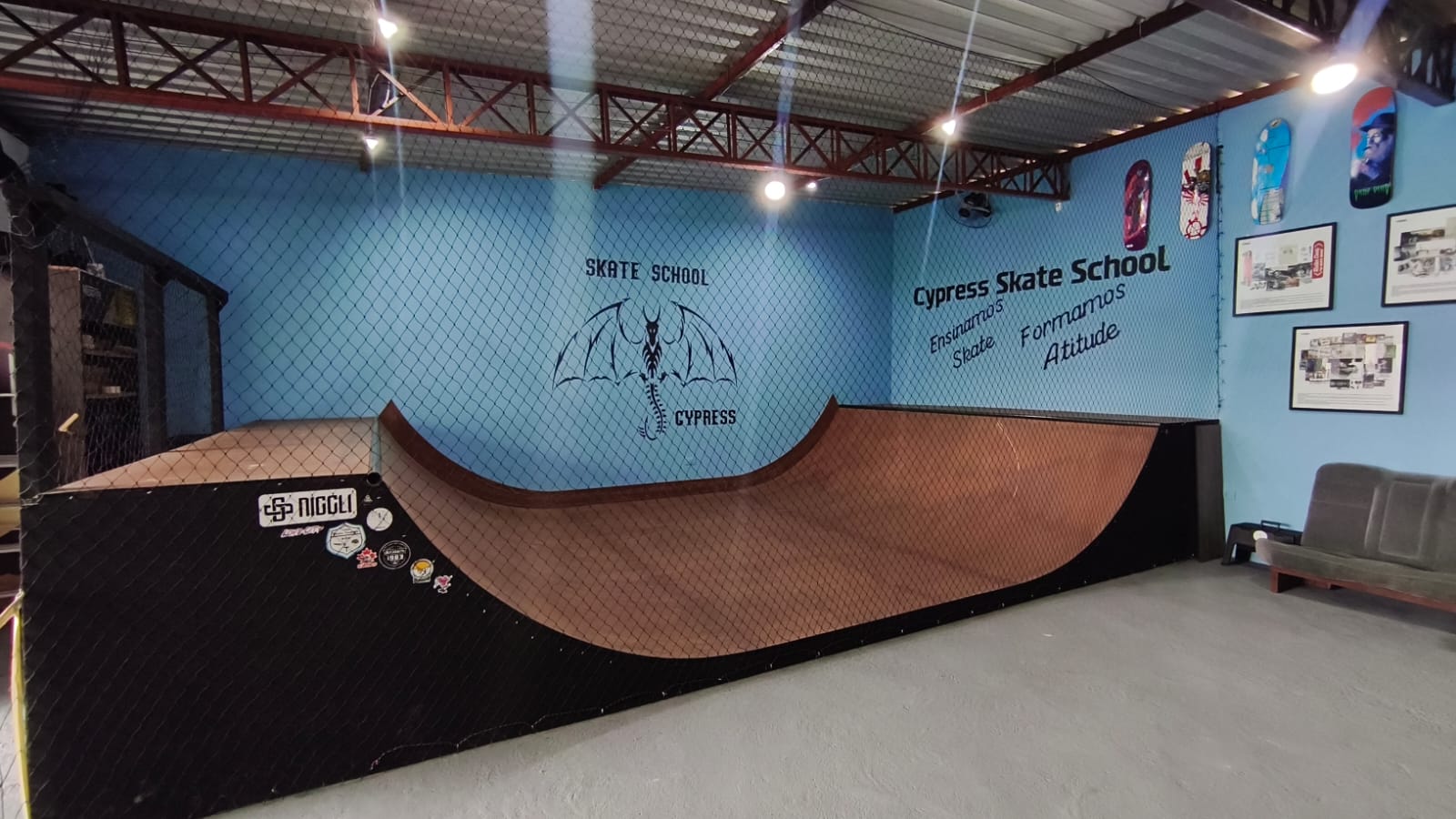 Mini rampa da Cypress Skate School